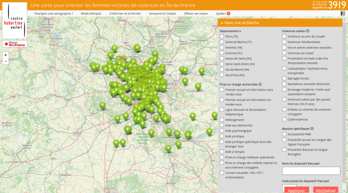 La cartographie pour orienter les femmes victimes de violences