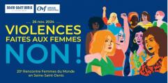 Visuel de la 20ème Rencontre Femmes du monde en Seine-Saint-Denis
