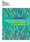 Couverture de l'étude &quot;Vers l’égalité réelle entre les femmes et les hommes : chiffres-clés de l’égalité femmes-hommes&quot;, Édition 2023 du ministère chargé de l’Égalité entre les femmes et les hommes et de la Lutte contre les discriminations