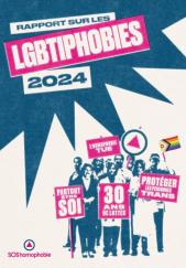 Couverture du rapport sur les LGBTIphobies 2024 de SOS homophobie