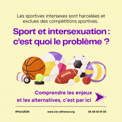 Campagne sur les sportives intersexes du CIA-OII