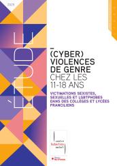 Couverture de l'étude (cyber)violences de genre 