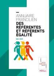 Couverture de l'annuaire des référent·es Égalité mis à jour en mai 2025