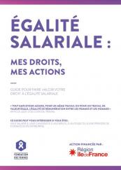 Couverture du guide sur l'égalité salariale de la Fondation des femmes