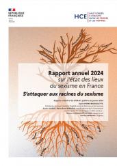 Couverture du 6ème rapport annuel sur le sexisme du HCE
