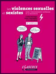 Couverture du guide "Le harcèlement sexuel dans l'enseignement supérieur et la recherche" de Clasches - 4e édition