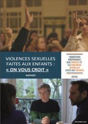 Couverture du rapport de la CIIVISE publié en novembre2023