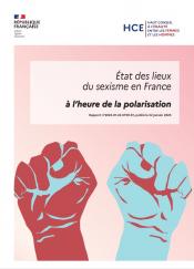 Couverture du rapport annuel sur l'état du sexisme en France publié par le HCE en 2025