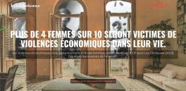 Page d'accueil du site sur les violences économiques créé par Les Glorieuses