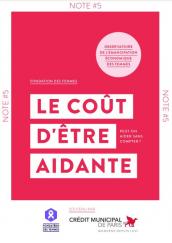 Couverture de la note sur le coût d'être aidante de l'Observatoire de l'émancipation économique des femmes