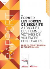 Couverture du rapport sur le bilan du projet régional de formation des forces de sécurité 2024