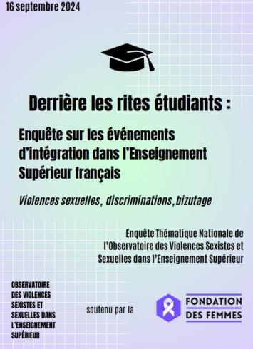 Enquête Rites étudiants
