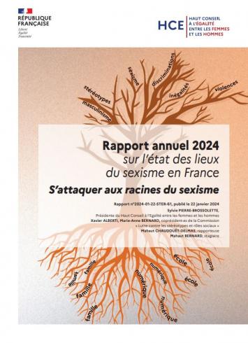 Couverture du 6ème rapport annuel sur le sexisme du HCE
