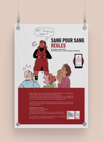 Visuel expo sans pour sang règles