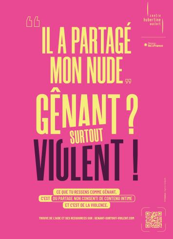 Affiche Genant Surtout Violent 1