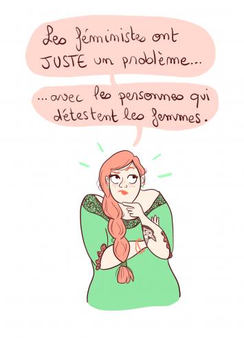 Visuel je ne suis pas féministe mais