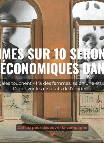 Page d'accueil du site sur les violences économiques créé par Les Glorieuses