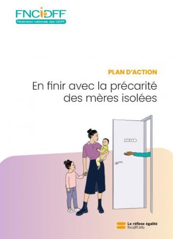 Couverture du plan d'action sur la précarité des mères isolées de la FNCIDFF