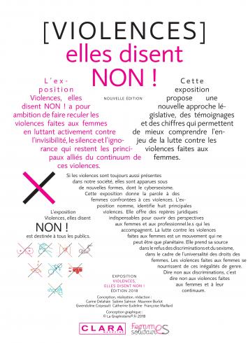 Introduction de l'exposition "Violences elles disent non !"