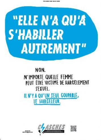 Affiche de la campagne sur les VSS dans l'ESR de Clasches