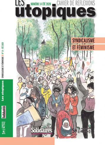 couverture du cahier de réflexion "Les utopiques", numéro 14 sur le syndicalisme et féminisme