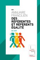 Couverture de l'annuaire des référent·es Égalité mis à jour en mai 2025