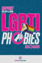 Couverture du rapport annuel de SOS homophobie sur les LGBTIphobies - 2025